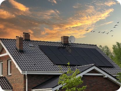 roof with panel